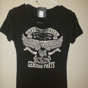 Distressed t-shirt dress